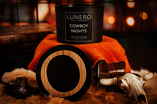 Cowboy Nights 12.5oz Candle